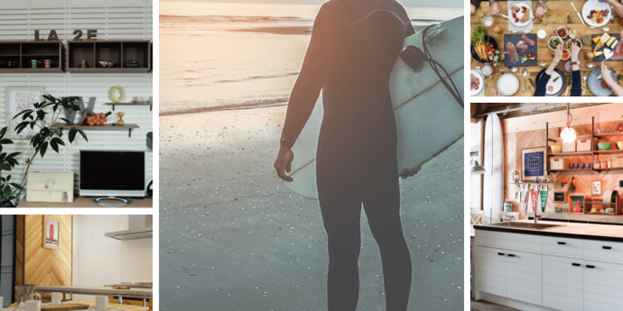 伸張式ハンガー　ナチュラル　ブルックリンスタイル　カリフォルニアスタイル California Style × Brooklyn taste | 東京・千葉でオリジナルデザイン